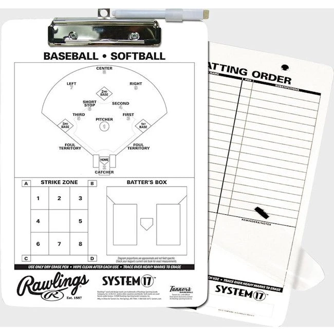 Rawlings Coach's Clipboard 3 Rawlings Coach's Clipboard