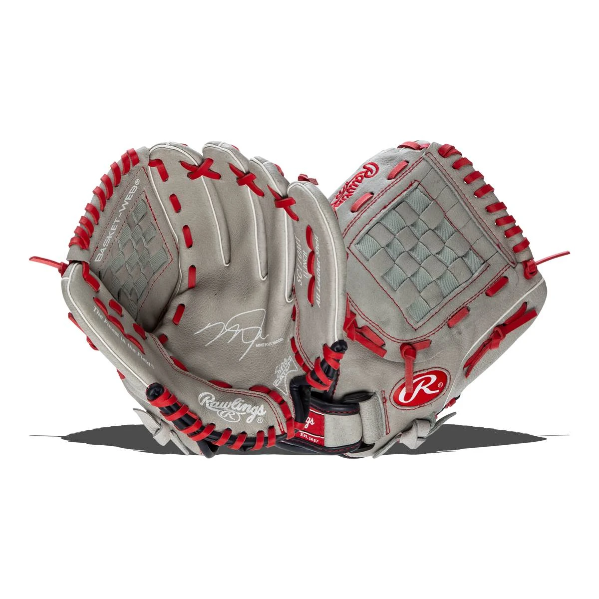 Rawlings Sure Catch 11" Mike Trout Youth Baseball Glove 3 Rawlings Sure Catch 11" Mike Trout Youth Baseball Glove