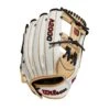 Wilson 2023 A2000 12" Fastpitch H12SS Glove - White/Blonde 2 Wilson 2023 A2000 12" Fastpitch H12SS Glove - White/Blonde -Home Run Gear WBW100992 0 A2000FP H12SS 12 WhiteSS Blonde Black.png.high res