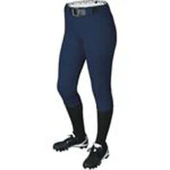 DeMarini Women's Fierce Belted Softball Pant 11 DeMarini Women's Fierce Belted Softball Pant -Home Run Gear fiercepantnavy