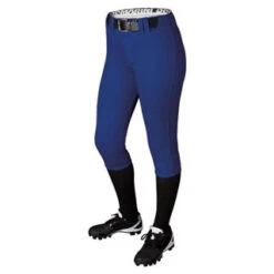 DeMarini Women's Fierce Belted Softball Pant 12 DeMarini Women's Fierce Belted Softball Pant -Home Run Gear fiercepantroyal