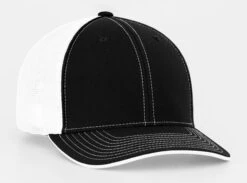 PH 404M Universal Trucker Mesh Hat -Home Run Gear ph404M BlackWhite