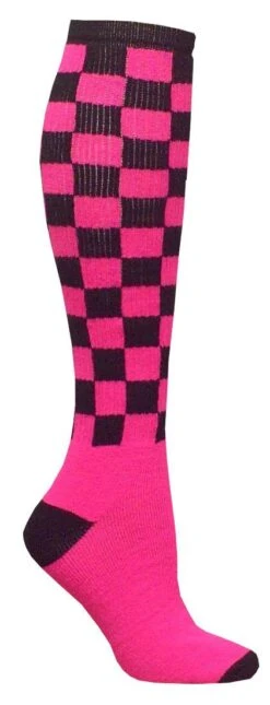 Red Lion Checkerboard Socks