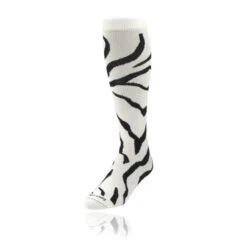 TCK Krazisox Zebra Socks -Home Run Gear zebra w b
